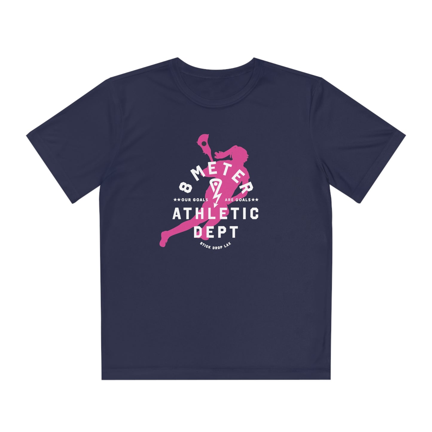 Youth Sport-Tek 8 Meter Tee Navy