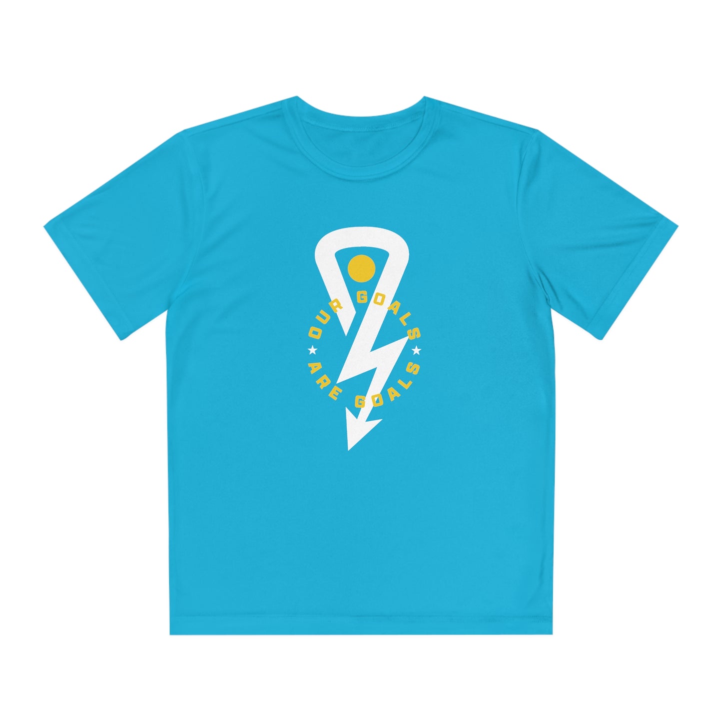 Youth Sport-Tek Our Goals Tee Blue