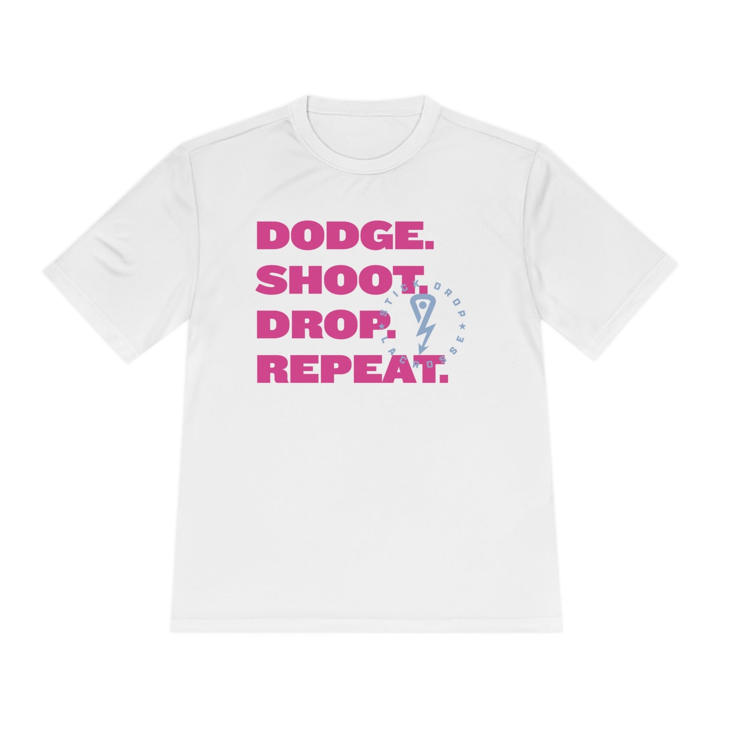 Adult Sport-Tek Repeat Tee White
