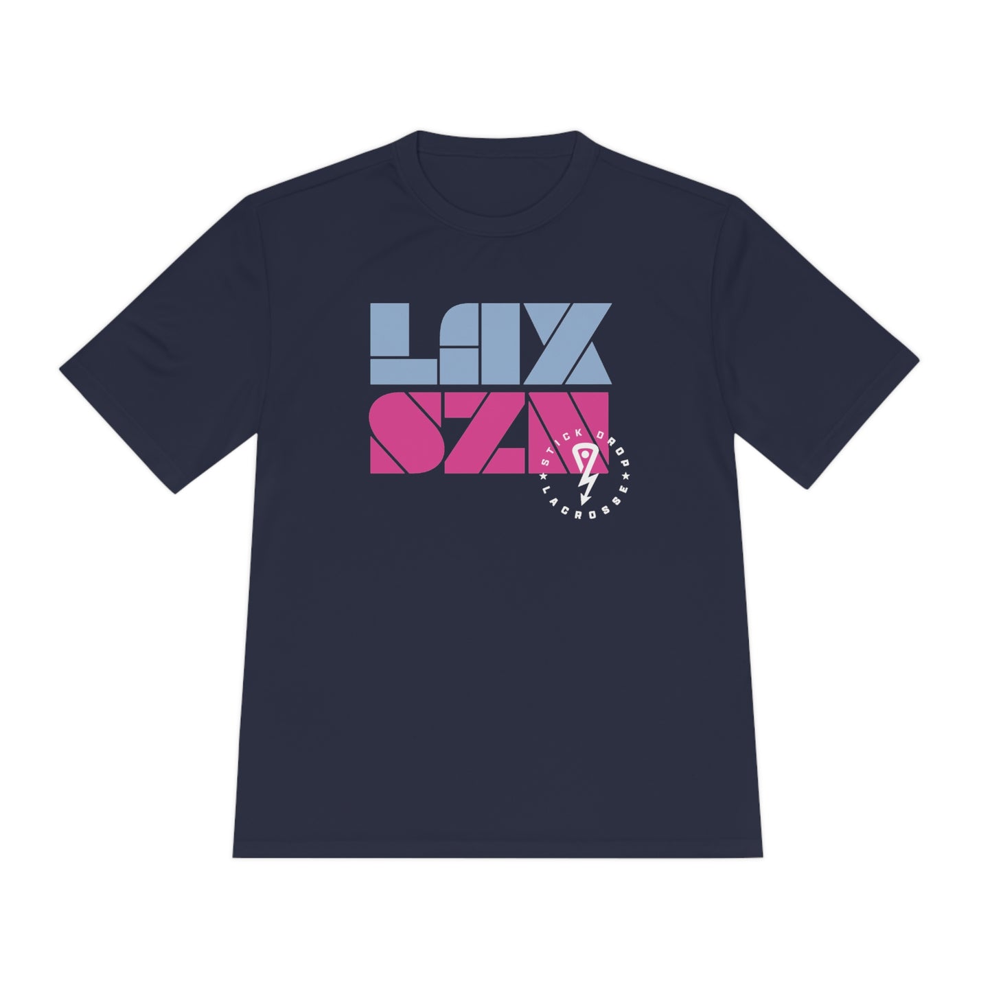 Adult Sport-Tek LAX SZN Tee Navy