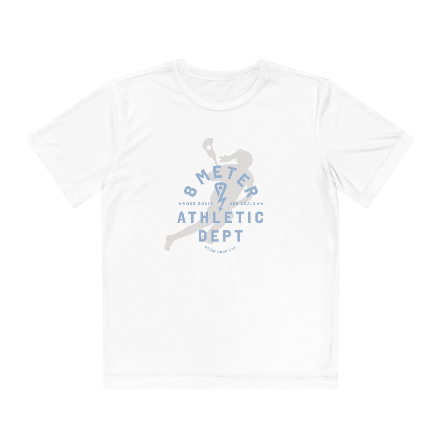 Youth Sport-Tek 8 Meter Tee White