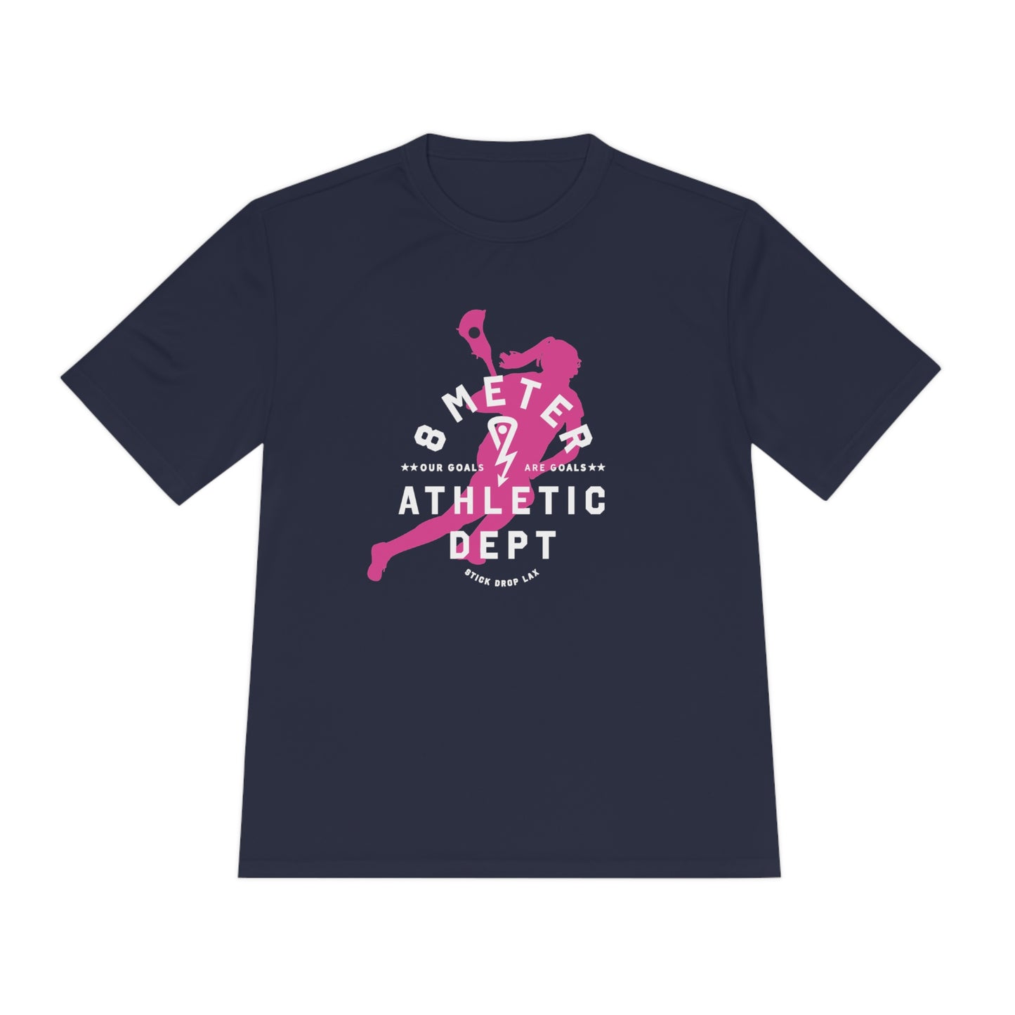 Adult Sport-Tek 8 Meter Tee Navy