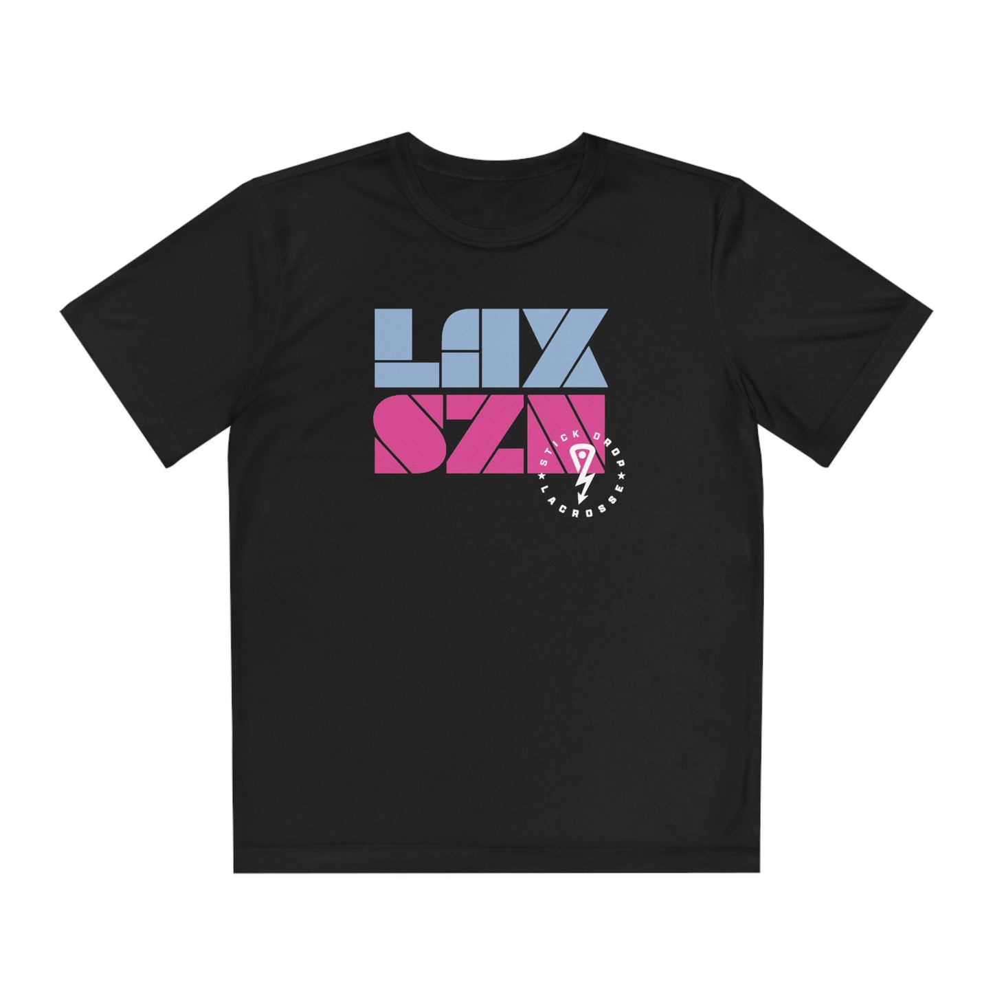 Youth Sport-Tek LAX SZN T Black