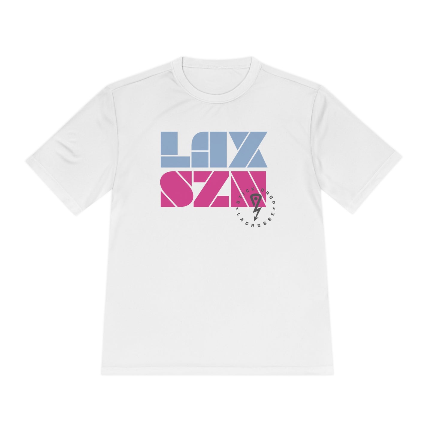 Adult Sport-Tek LAX SZN Tee White