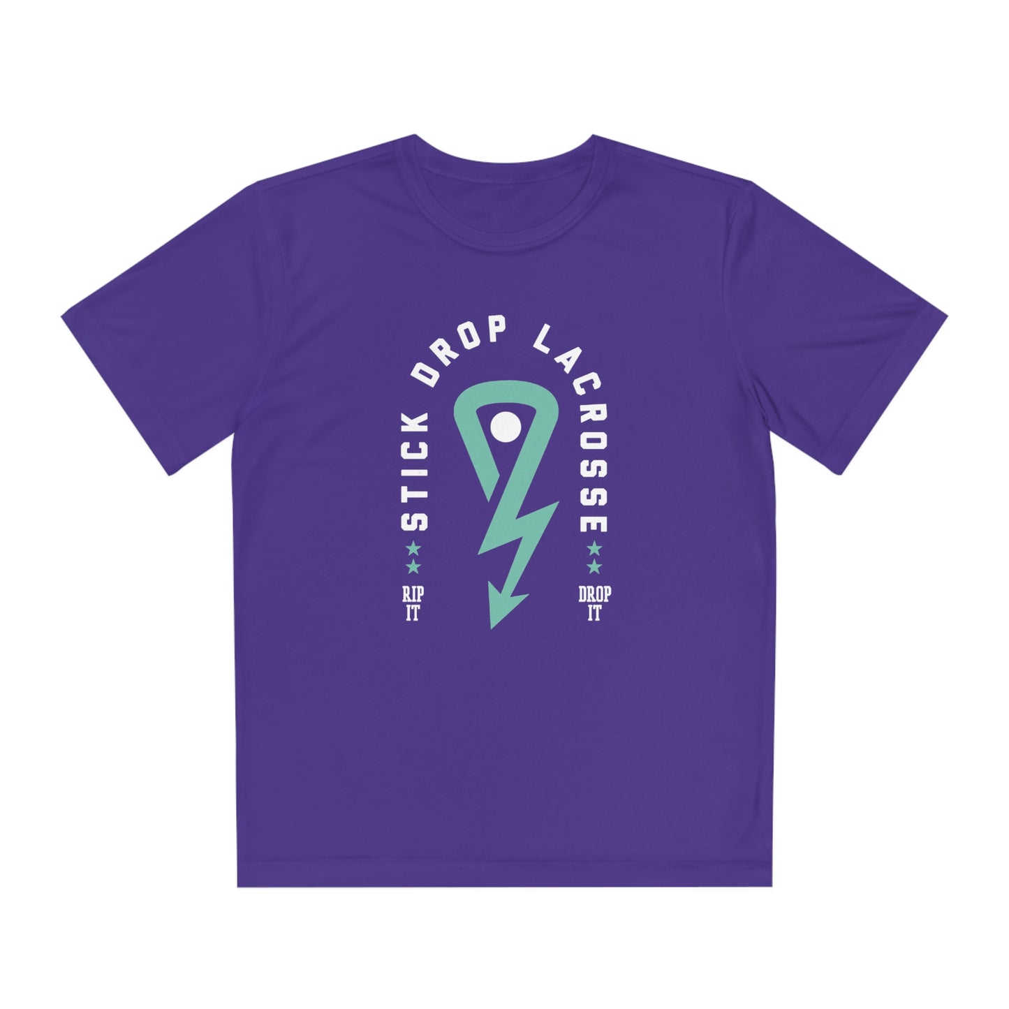 Youth Sport-Tek SDL Arch Tee Purple