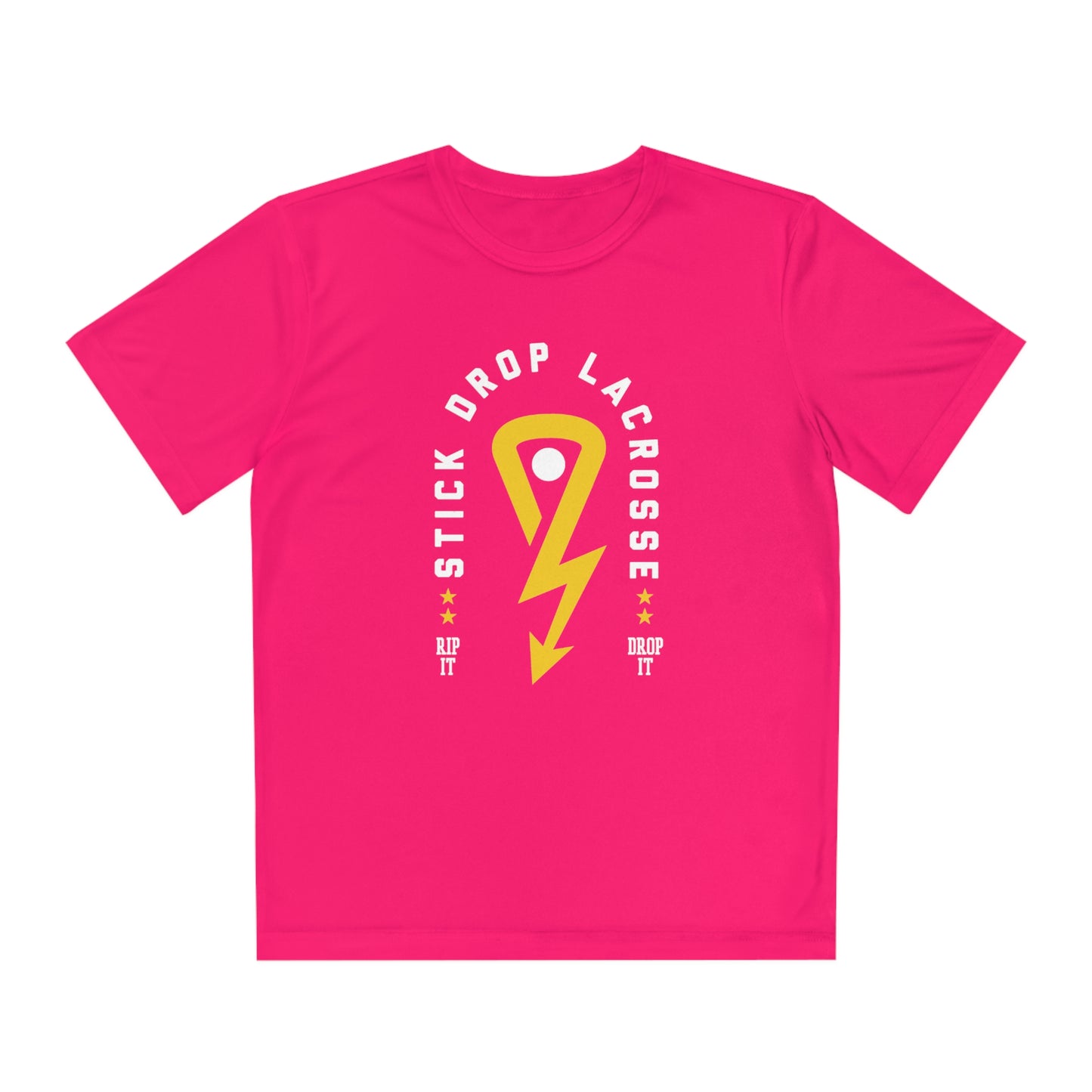 Youth Sport-Tek SDL Arch Tee Pink