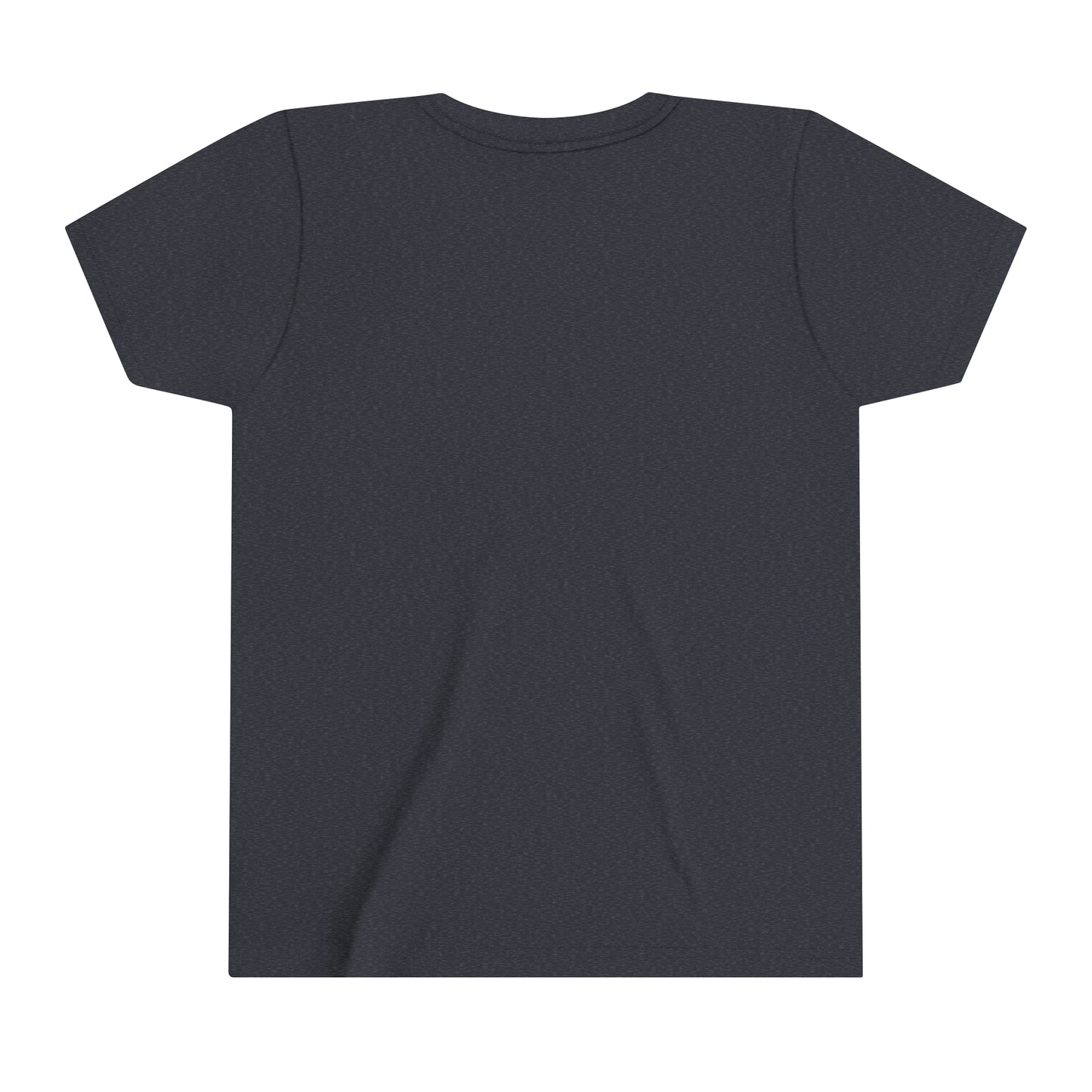 Youth Heather Navy Stick Drop Lax Logo T