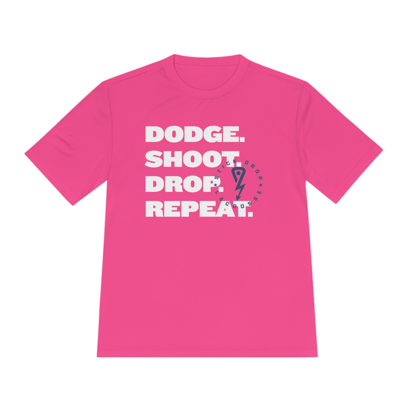 Adult Sport-Tek Repeat Tee Pink