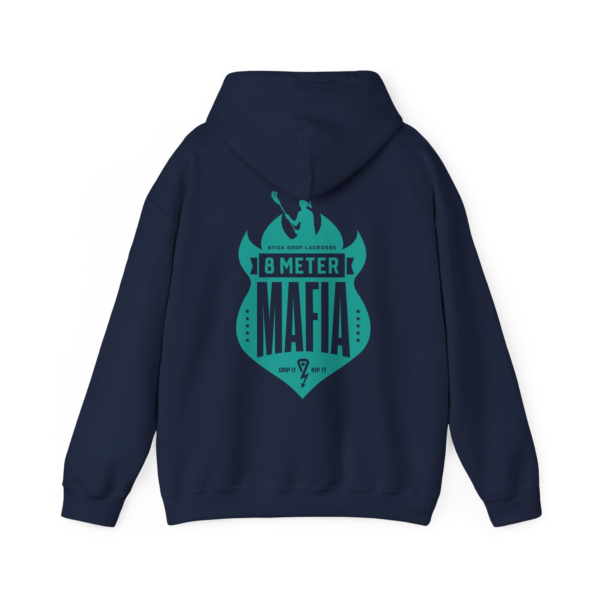 Mafia (輸入版) Adult Navy 8 Meter Mafia Unisex Heavy Blend™ Hoodie – Stick Drop