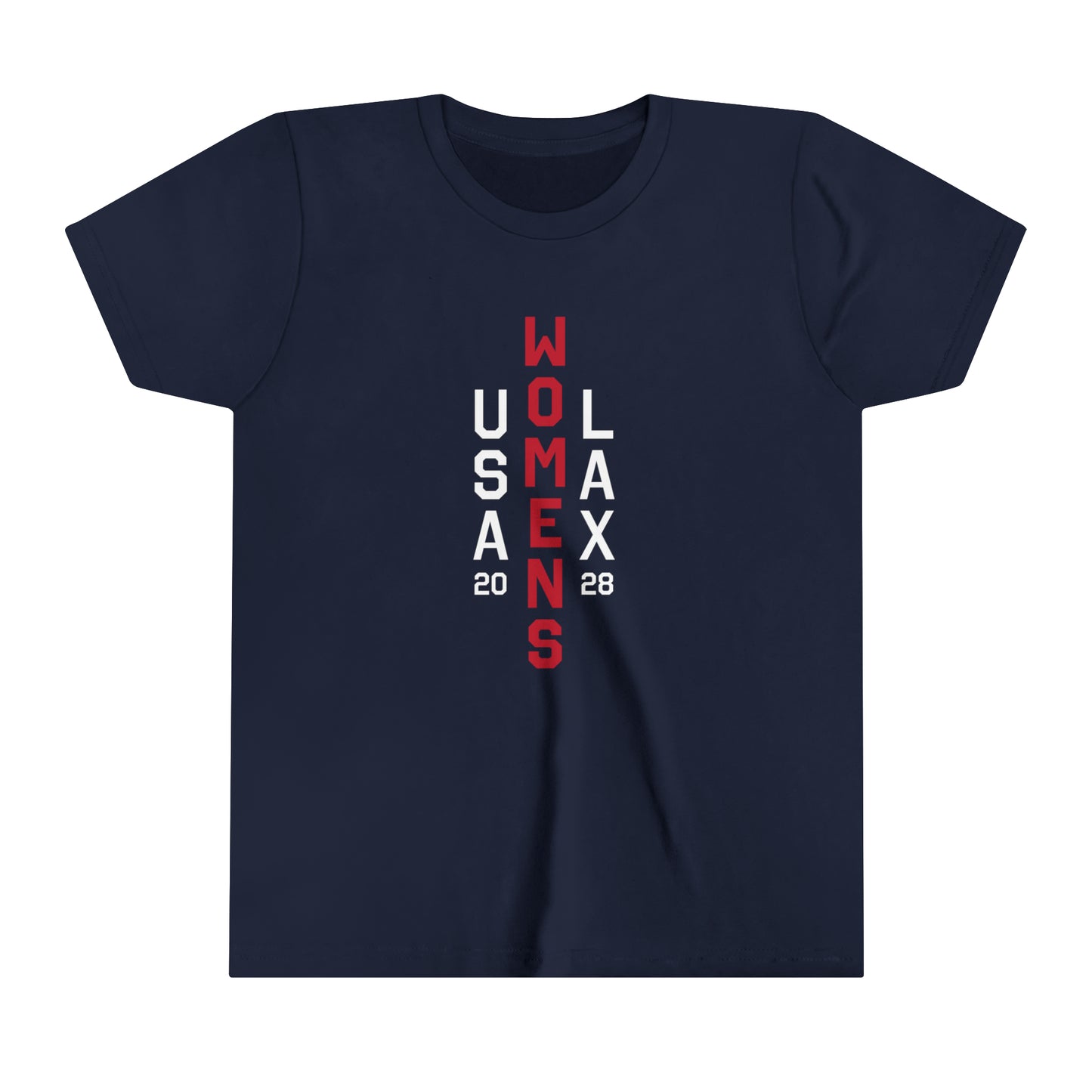 Youth USA WMNS LAX Short Sleeve T