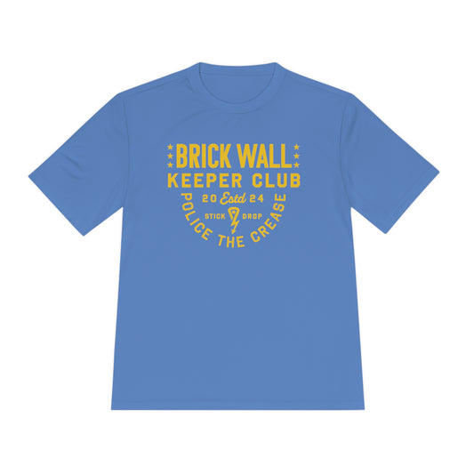 Adult Sport-Tek Brick Wall Keeper Club Tee Lt Blue