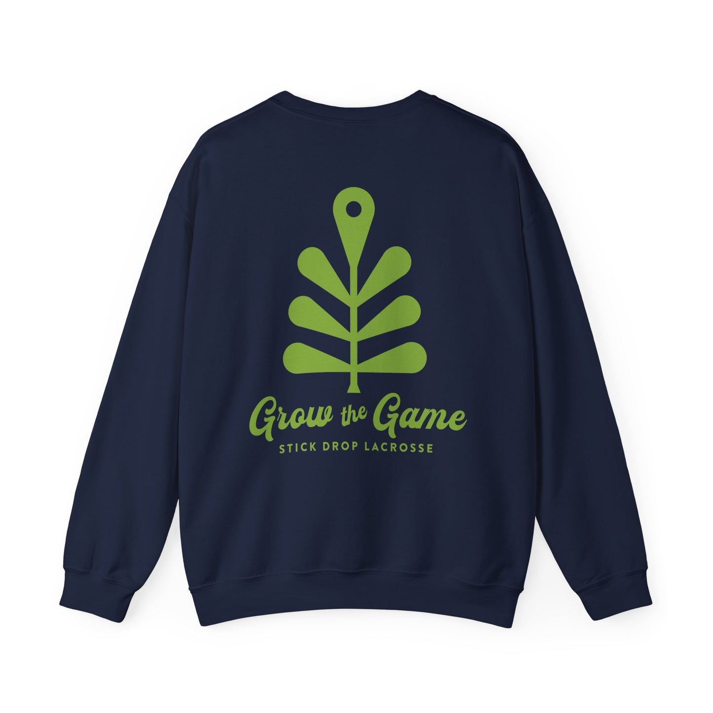 Adult Navy "Grow The Game" Unisex Heavy Blend™ Crewneck Sweatshirt