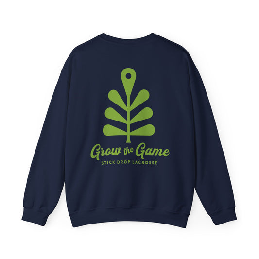 Adult Navy "Grow The Game" Unisex Heavy Blend™ Crewneck Sweatshirt