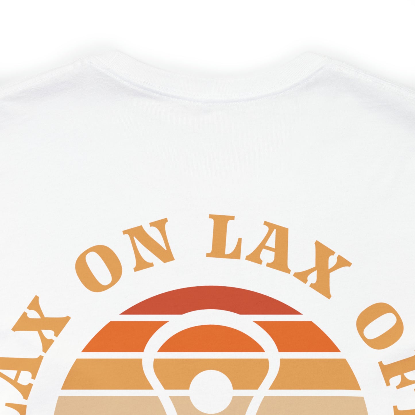 White Lax On Lax Off Short Sleeve Tee