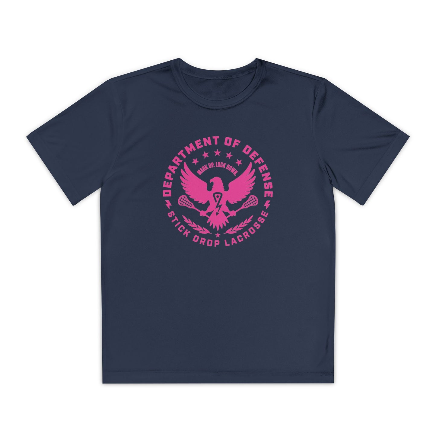 Youth Sport-Tek Dept of Defense Tee Navy