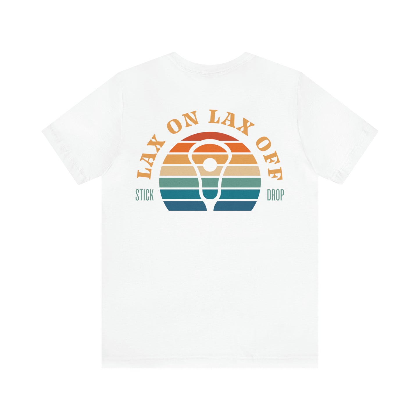 White Lax On Lax Off Short Sleeve Tee