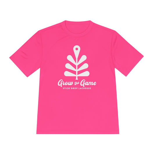Adut Sport-Tek Grow The Game Neon Pink Tee