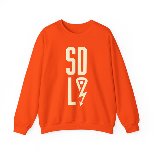 Adult Orange SDL Logo Unisex Heavy Blend™ Crewneck Sweatshirt