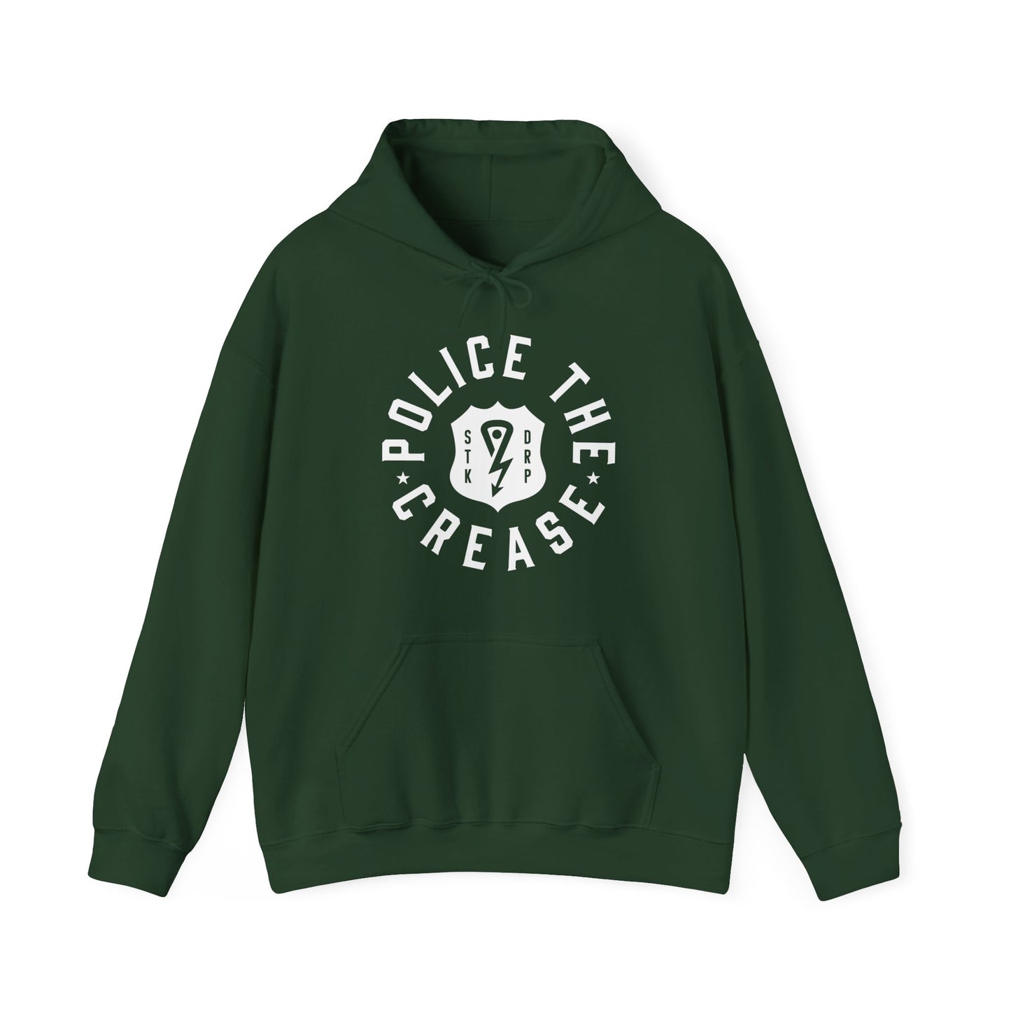 Adult Green Police The Crease Heavy Blend™ Hoodie