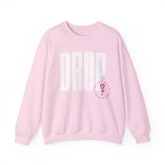 Adult Light Pink Big Drop Unisex Heavy Blend™ Crewneck Sweatshirt