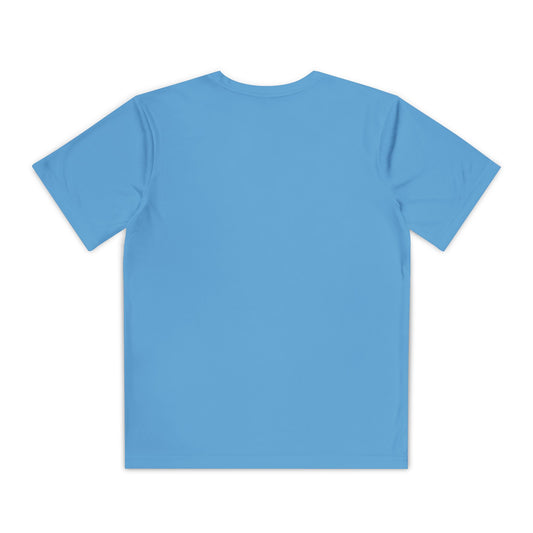 Youth Sport-Tek Stick Drop Summer University Blue Tee