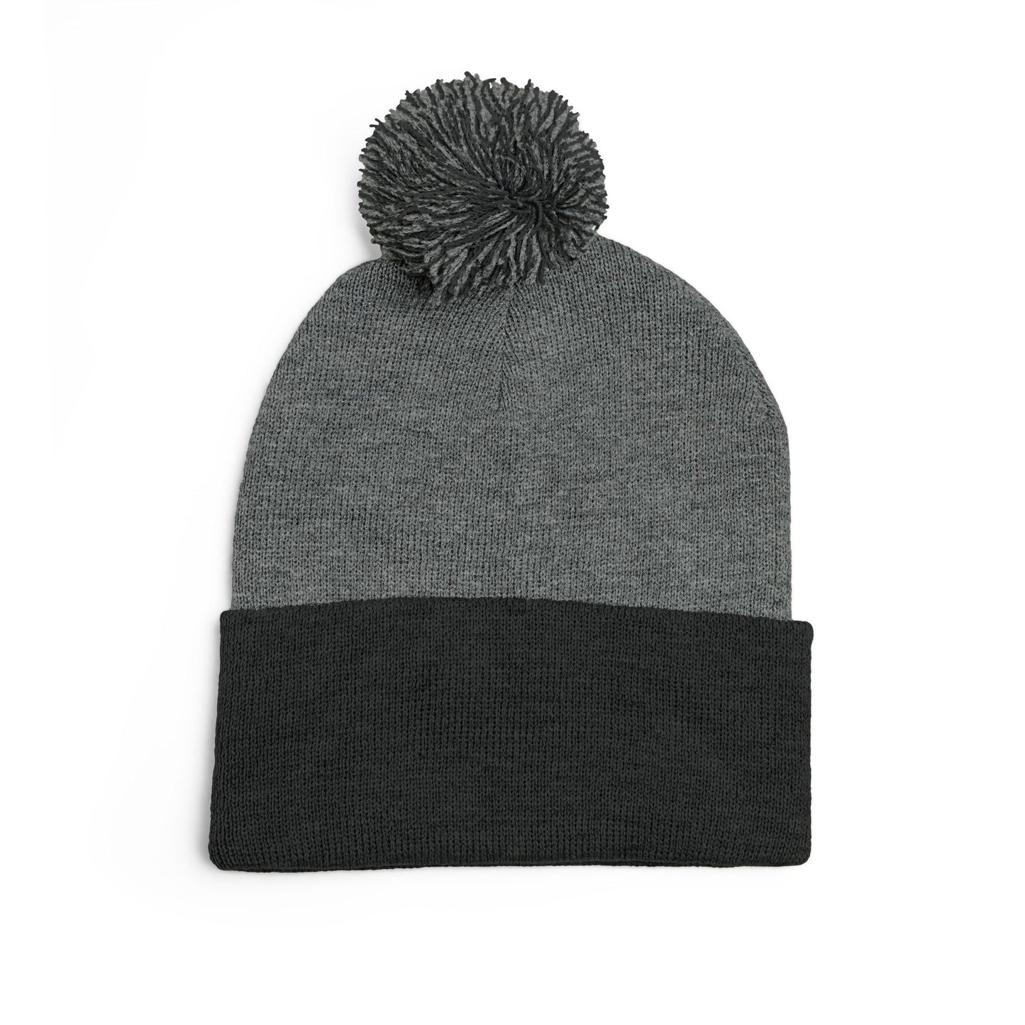 Stick Drop Pom-Pom Knit Cap
