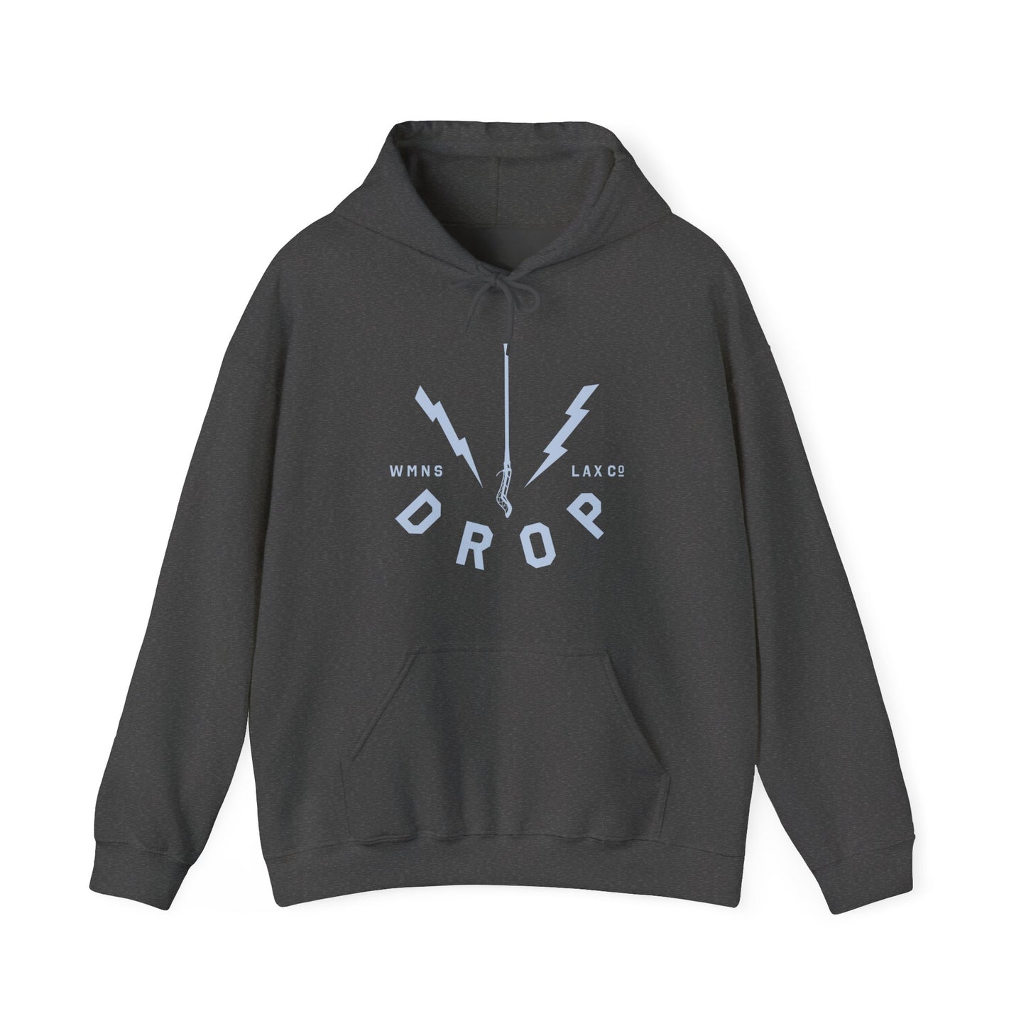 Adult Dark Heather Bolt Drop Unisex Heavy Blend™ Hoodie