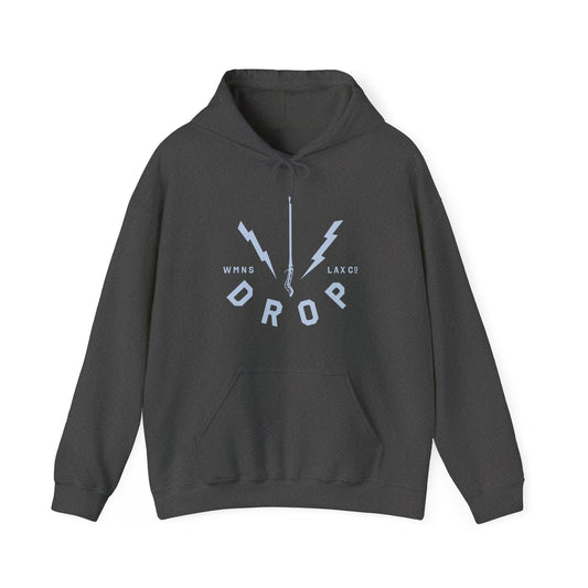 Adult Dark Heather Bolt Drop Unisex Heavy Blend™ Hoodie