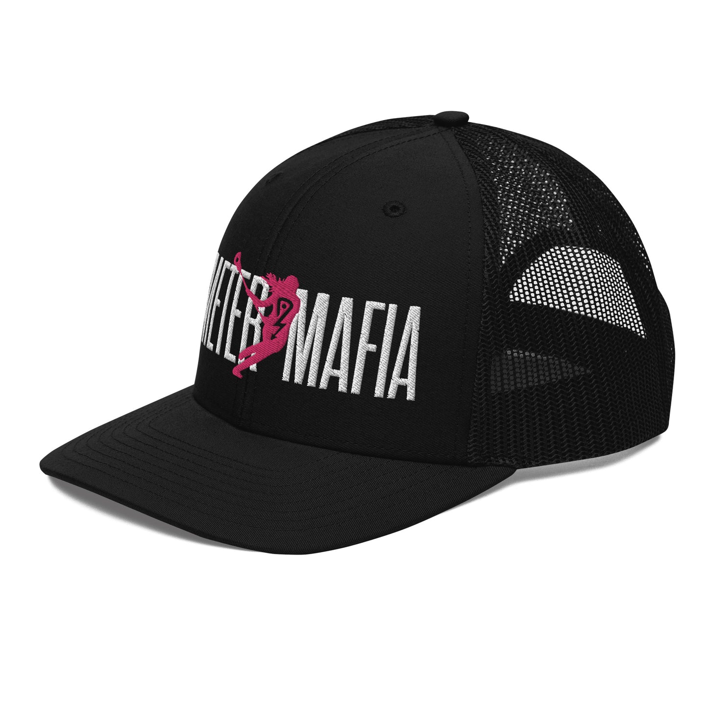 8 Meter Mafia Black Trucker Cap